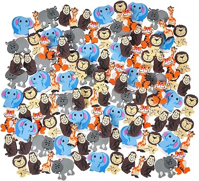 MINI Zoo Animal Eraser Assortment