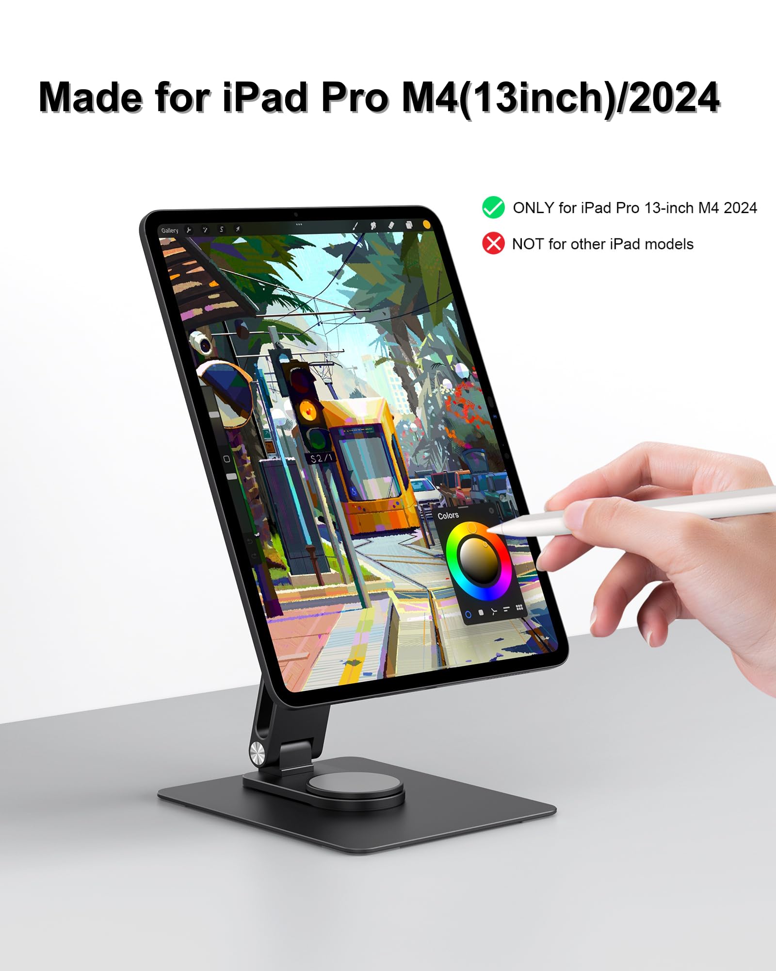 Amazon.com: GEWOKLIY Magnetic Stand for iPad Pro M5 2025 & M4 2024