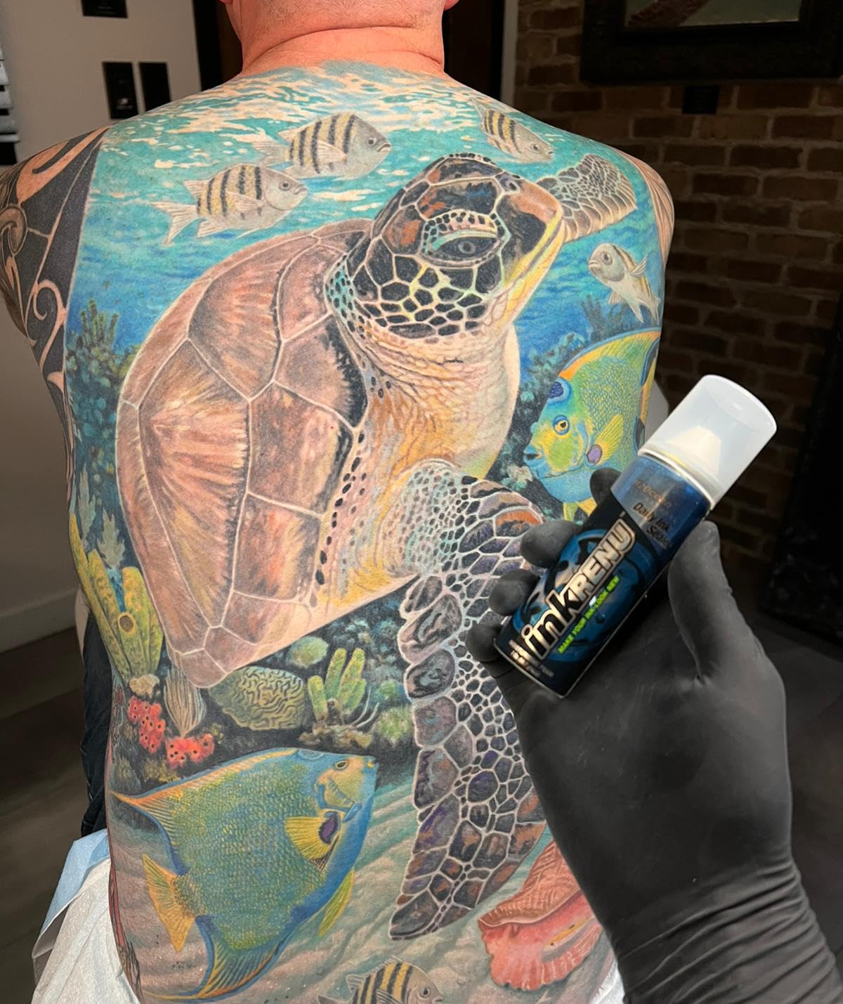 H2Ocean InkRenu Color Enhancing Tattoo Moisturizing Foam - Tattoo Brightener, Enhancer & Moisturizer for Tattoo Care - Tattoo Aftercare Lotion to Revive & Renew Tattoos - 2 oz - Image 3