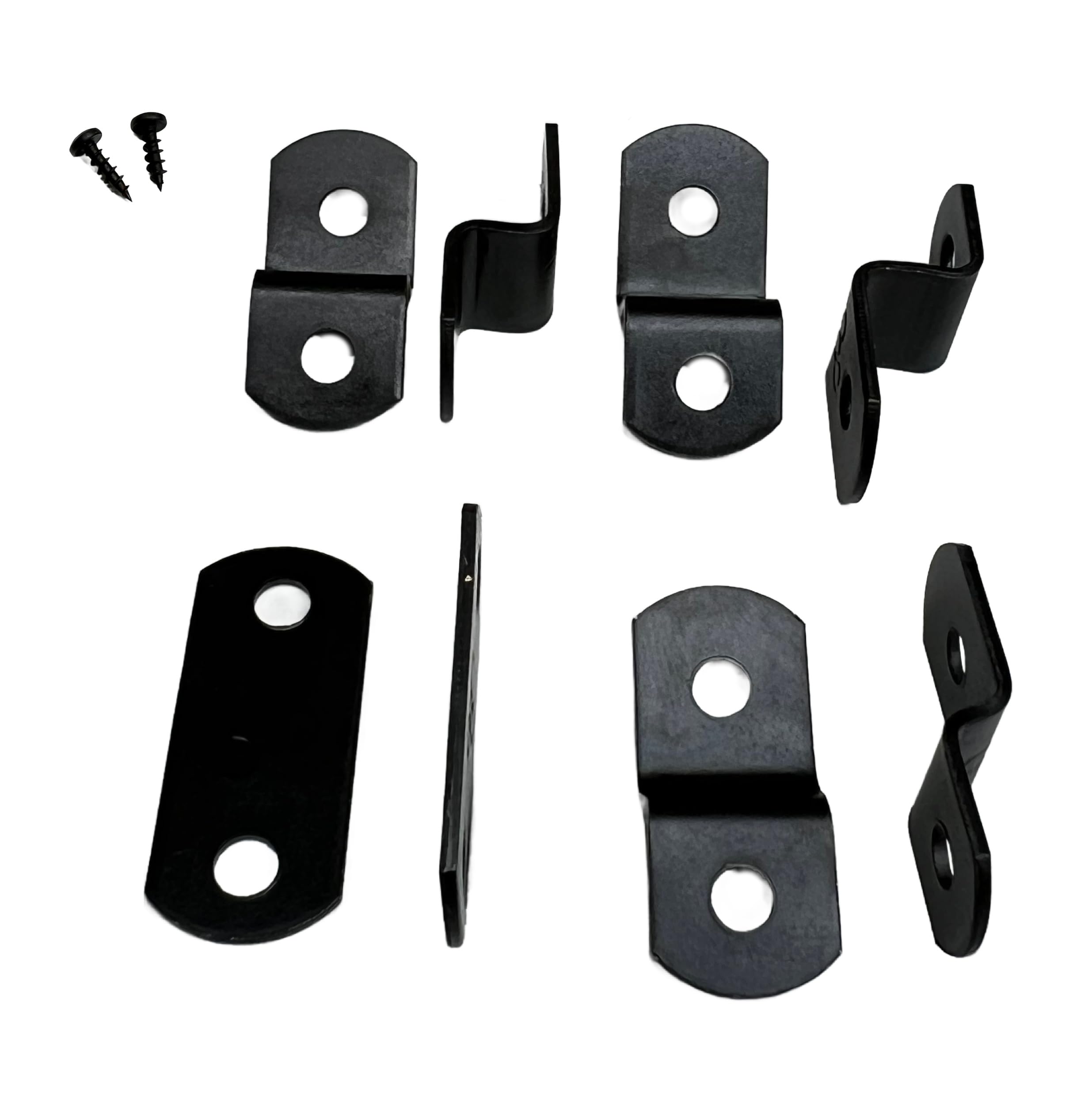 15 Schwarze Leinwand-Clips Mit Schrauben – Für Bilderrahmen, Verschiedene Versatz-Größen