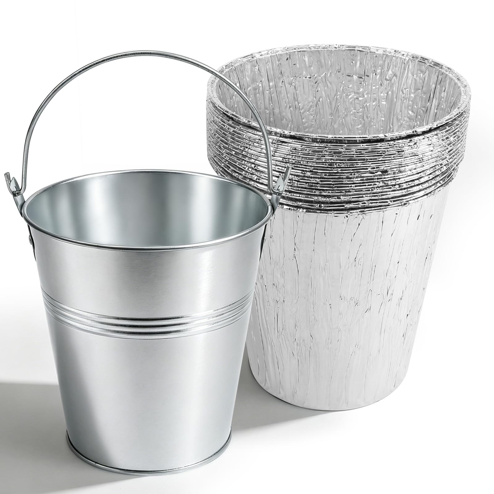 Amazon.com : 15-Pack Drip Tray Grease Liners & 1 Drip Bucket for