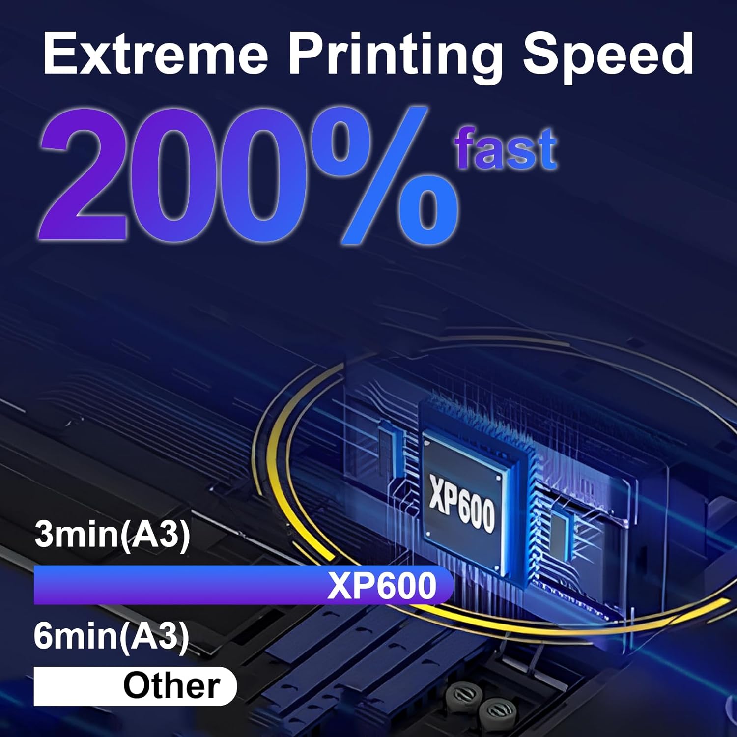 RAINBOWDGT UV Printer Machine with Computer XP600 A3 Multifunction Flatbed Printers with Bottle Holder for Acrylic Metal Golf Bottle Phone Case and More