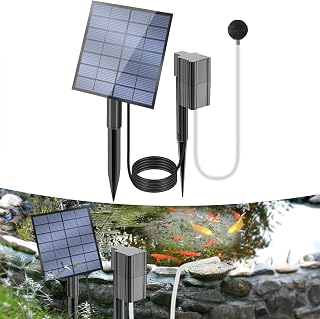 Solar Pond Aerator with Air Pump, Solar Powered Pond Aerator for Ponds