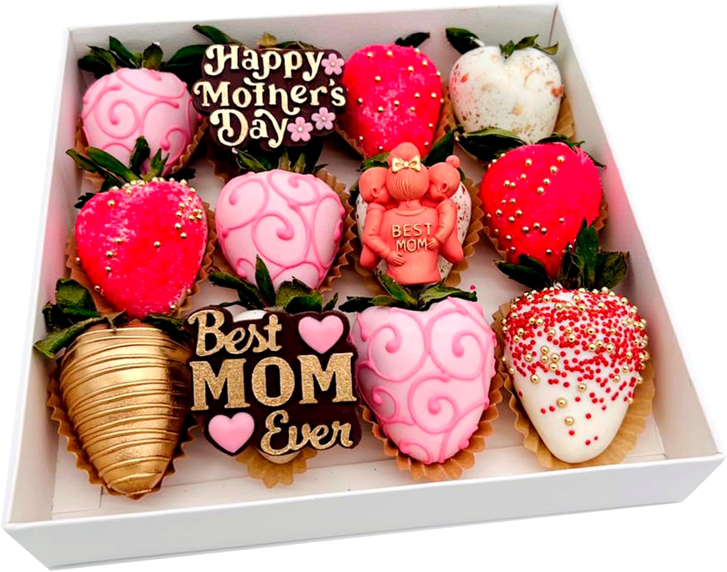 Mother’s Day Silicone Mold Set for Chocolate, Cupcakes & Candles – Best Mom Ever Design, Nonstick Silicone Baking Mold for Repostería, DIY Crafts, Resin & Fondant Mold Set image 3
