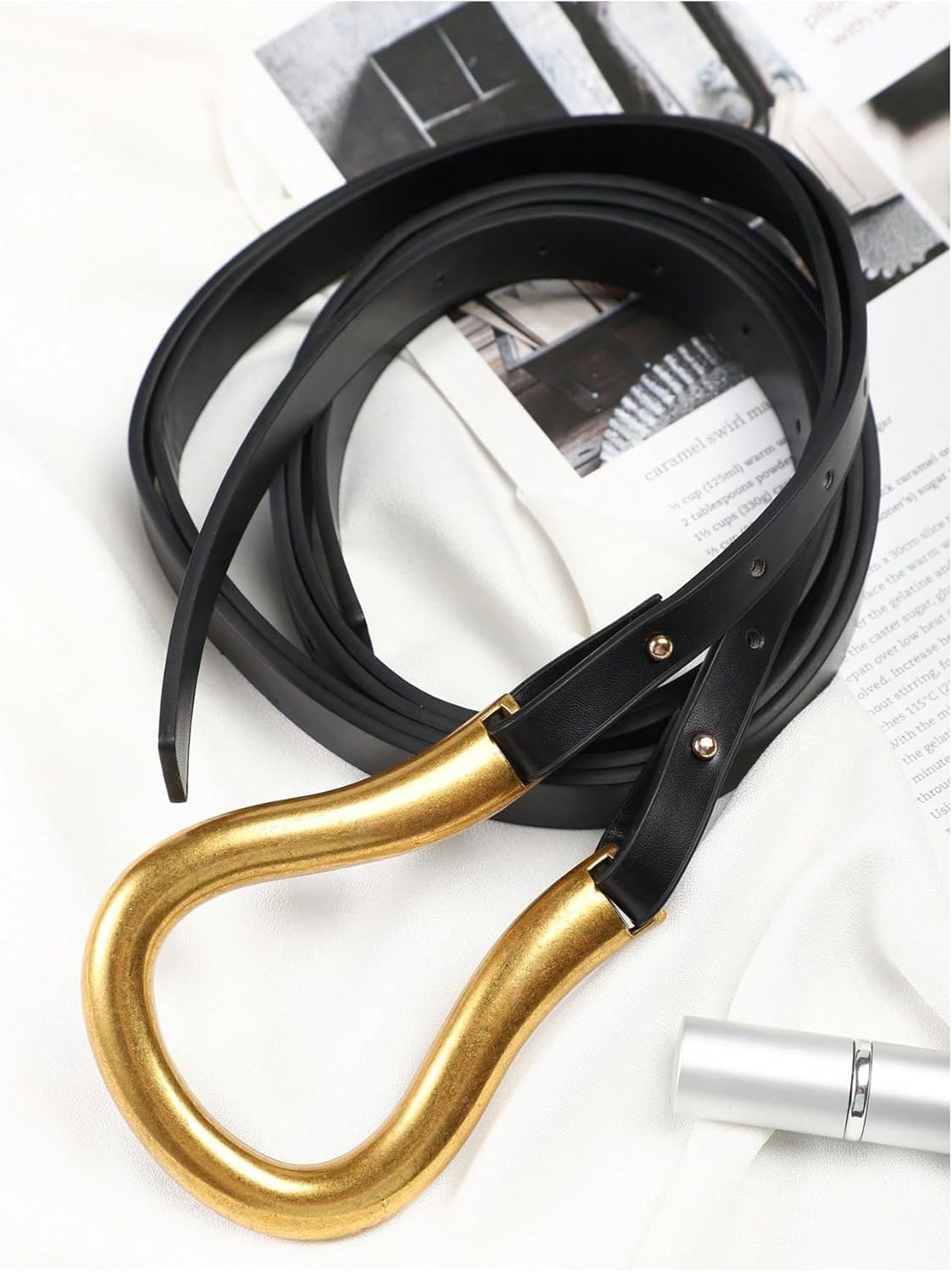 GORGLITTER Women's Renaissance Belt Wrap Belts Pirate Viking Belt with Ring
