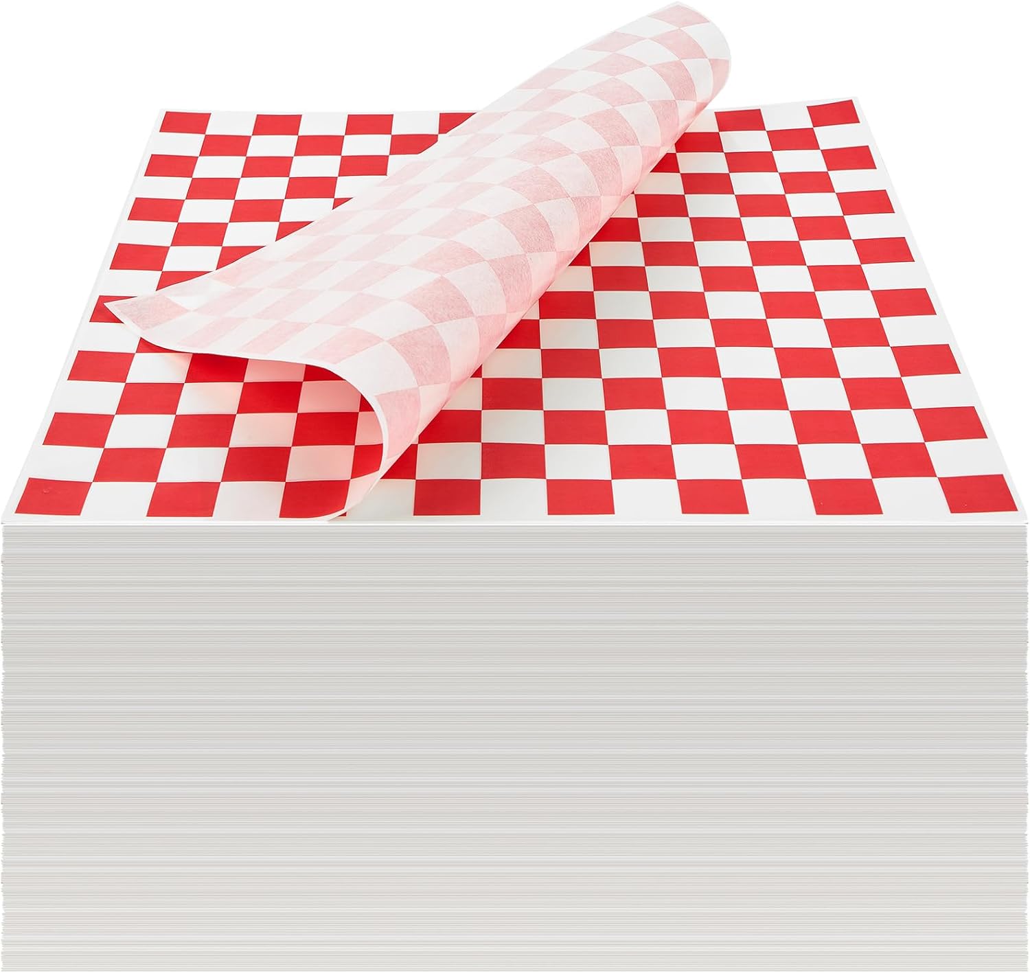500 Sheets Sandwich Wrapping Paper, Inches Red and White Cheered