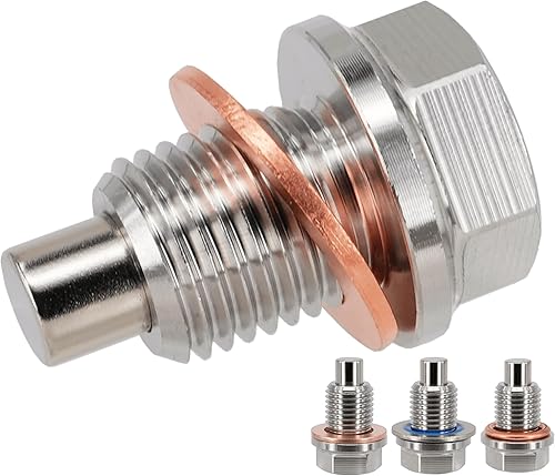 Miniatura 6 de 1 tapón magnético de drenaje de aceite de acero inoxidable M14x1.25 para motocicletas Suzuki Textron Off Road Arctic Cat Wildcat ATV UTV Ford Super