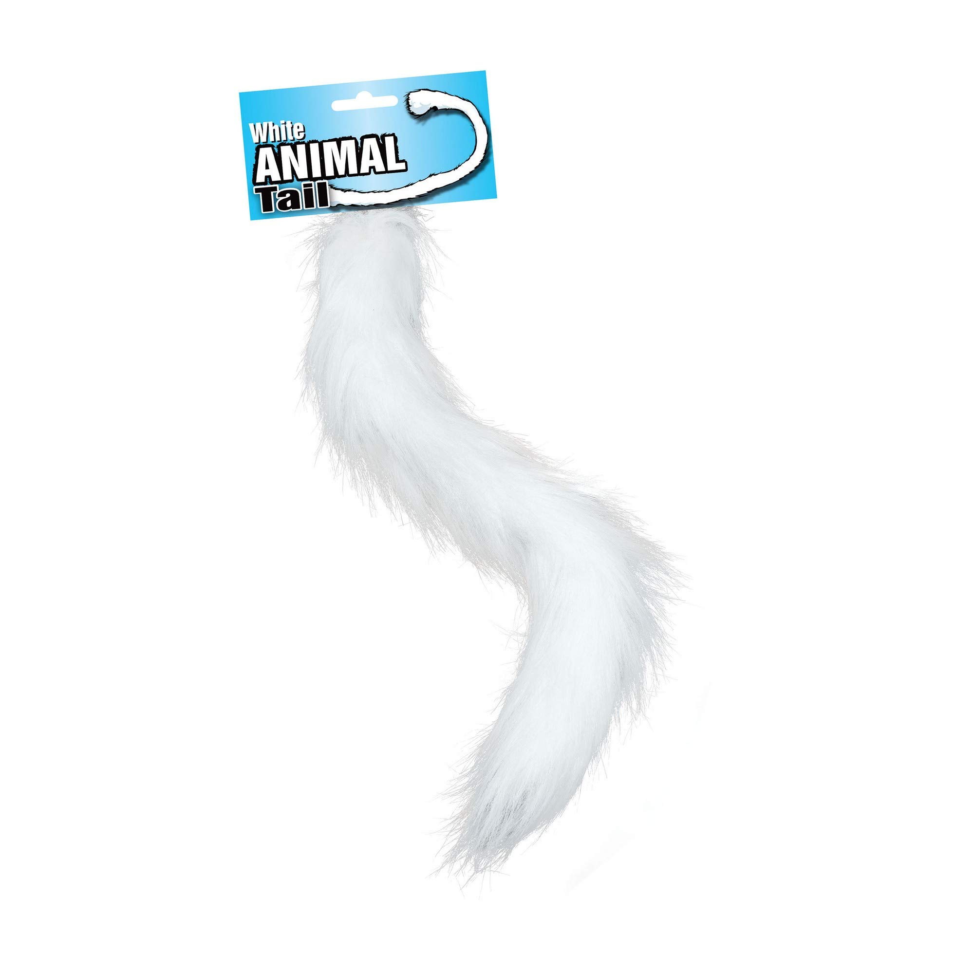 Bristol Novelty BA555 Animal Tail White, Unisex-Child, One Size Halloween Halloween