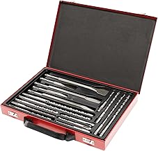 LUMBER JACK 17 Piece SDS Plus Drill Bit & Chisel Set in Metal Storage Case