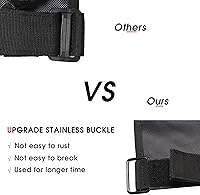 Vista 7 de Bestaoo 2 asas de agarre para barra antivuelco, mango de agarre de paracord para Jeep Wrangler YJ TJ JK JL y Gladiator JT 1955-2022 UTV ATV, apto