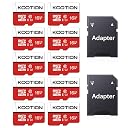 KOOTION 10 Pack 16GB Micro SD Card Class-10 Micro SDHC Card 16 gb UHS-I High Speed TF Card R Flash C10 U1 Memory Card gallery image