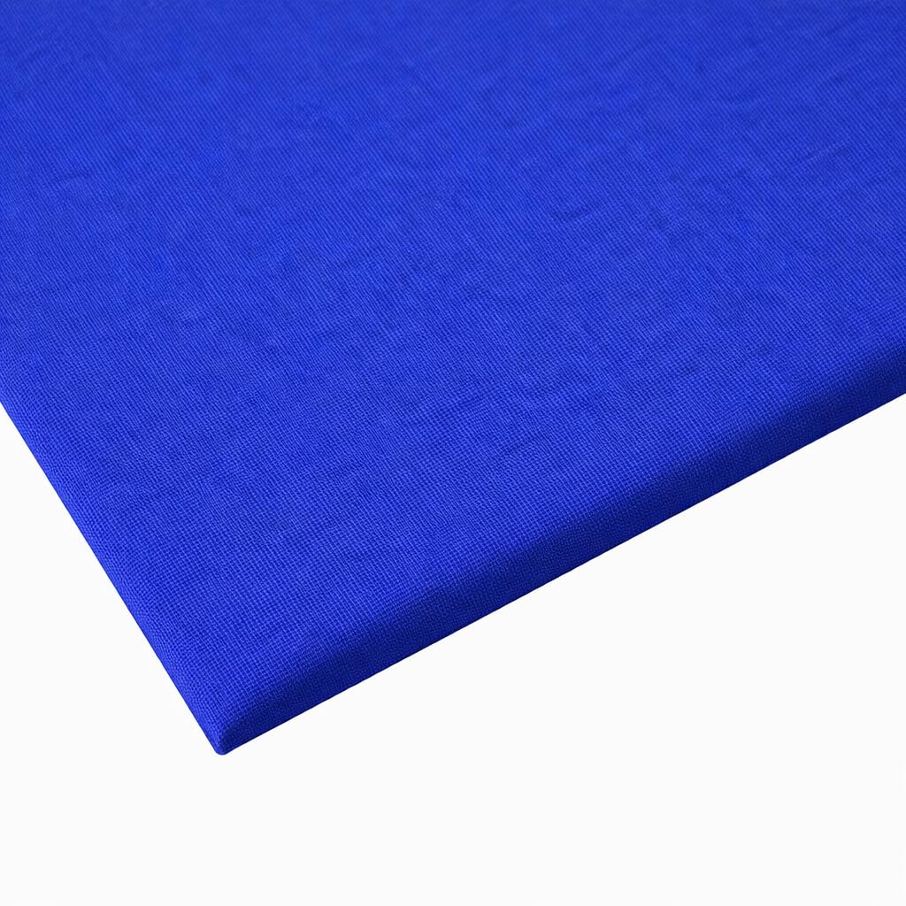 100% Cotton Royal Blue Plain Fabric, 2 Metre x 150 CM (60 Inches) - Ideal for Arts & Crafts, Dressmaking, Quilting, Sewing, Bedding, Pillowcases, Bunting by JMW.®