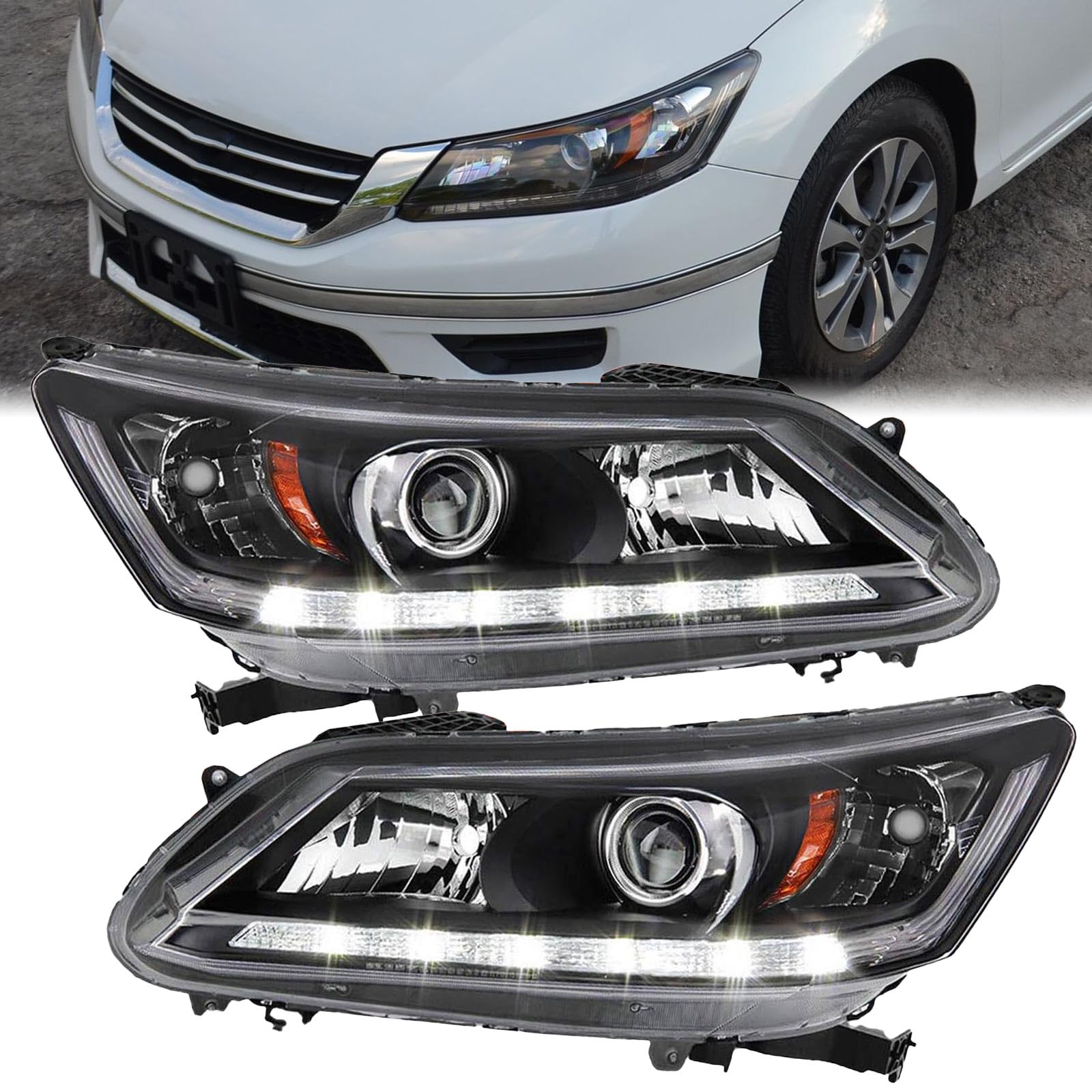 Photo 1 of ****USED***** Generic Halogen Headlight Assembly for 2013-2015 Honda Accord Sedan