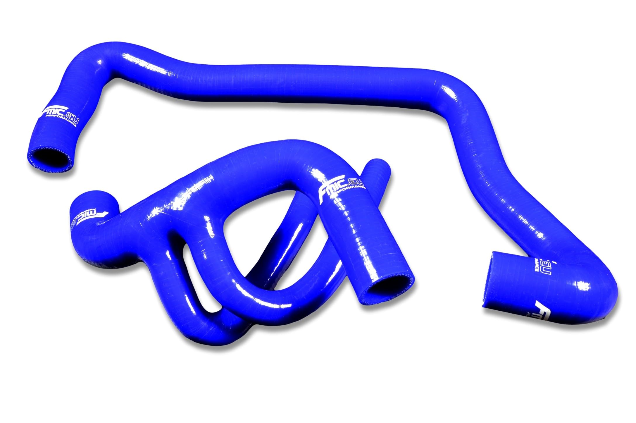 FMIC.EU - Juego de mangueras de silicona para radiador Citroën Saxo VTS Peugeot 106 GTI 16 V TU5J4 (1996 – 2004), 2 piezas hasta 7 bares, resistentes a temperaturas de -60 °C a +260 °C, color azul
