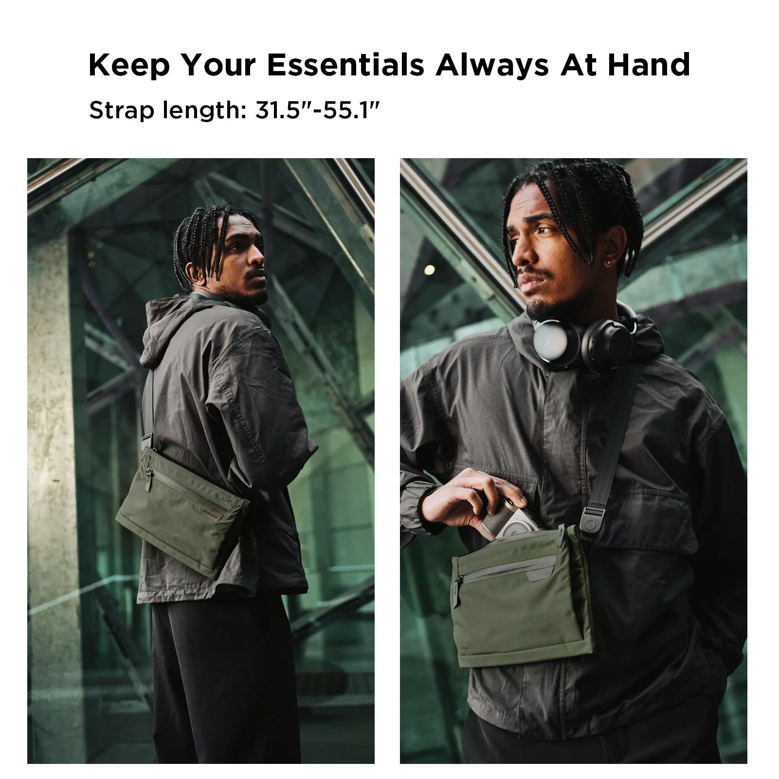 ALPAKA Zip Pouch Max V2 – Umhängetasche 2L