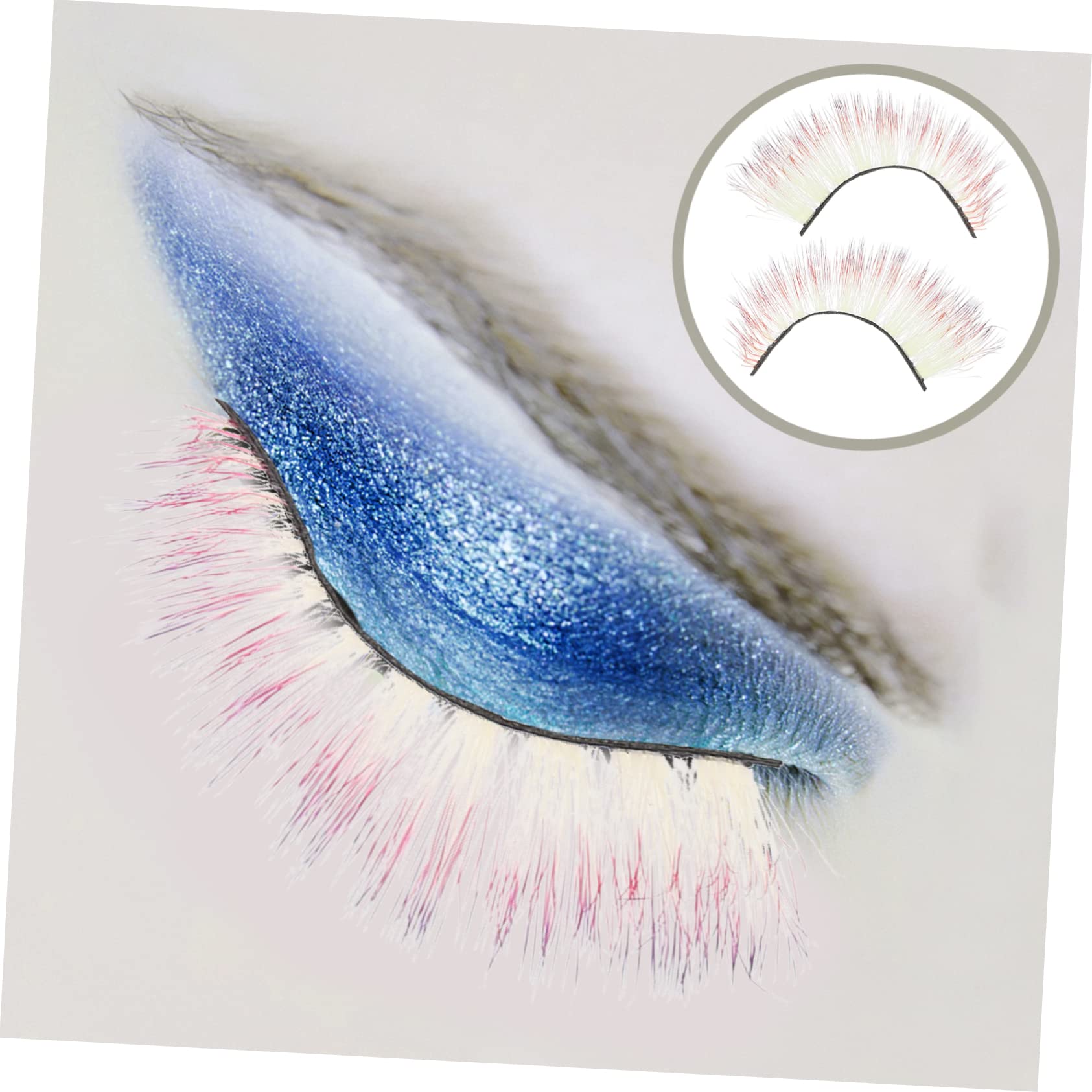 Healeved 4 Set Di Ciglia Finte A Lunghezza Intera Extension Per Ciglia Soffici 3d Look Per Donne Per Trucco Da Sfilata Di Moda 5 Paia*4