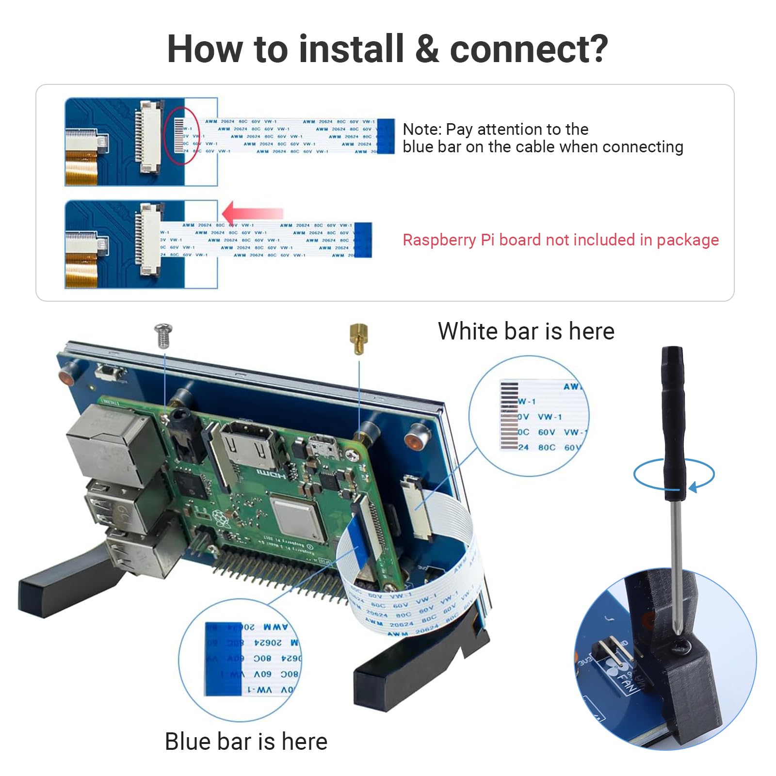 ラズパイPi4 4GB&ELECROW 5inchディスプレイ Amazon.com: ELECROW 5 Inch Touchscreen Monitor for Raspberry Pi
