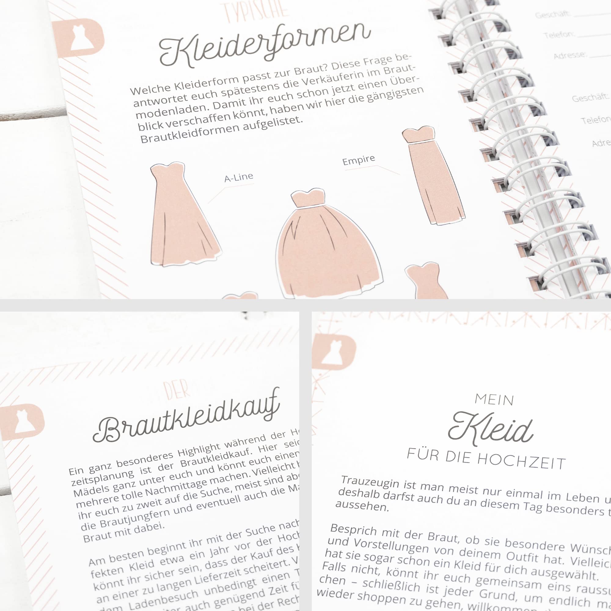 Trauzeugin Planer, Trauzeugin Geschenk, Der Planer für die Trauzeugin, Trauzeugin fragen - Willst du meine Trauzeugin sein, Hochzeit, Ringbuch