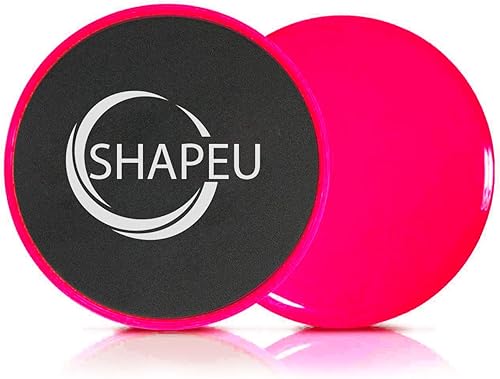 Miniatura 1 de Glide Discs - Planeadores de doble cara para alfombras o pisos de madera dura, equipo de ejercicio abdominal con guía de entrenamiento más