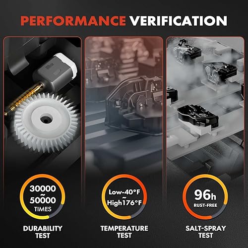 Miniatura 4 de A-Premium Actuador de pestillo de bloqueo de puerta compatible con Hyundai Tucson 2010-2017, Sport Utility, lado trasero izquierdo del conductor,