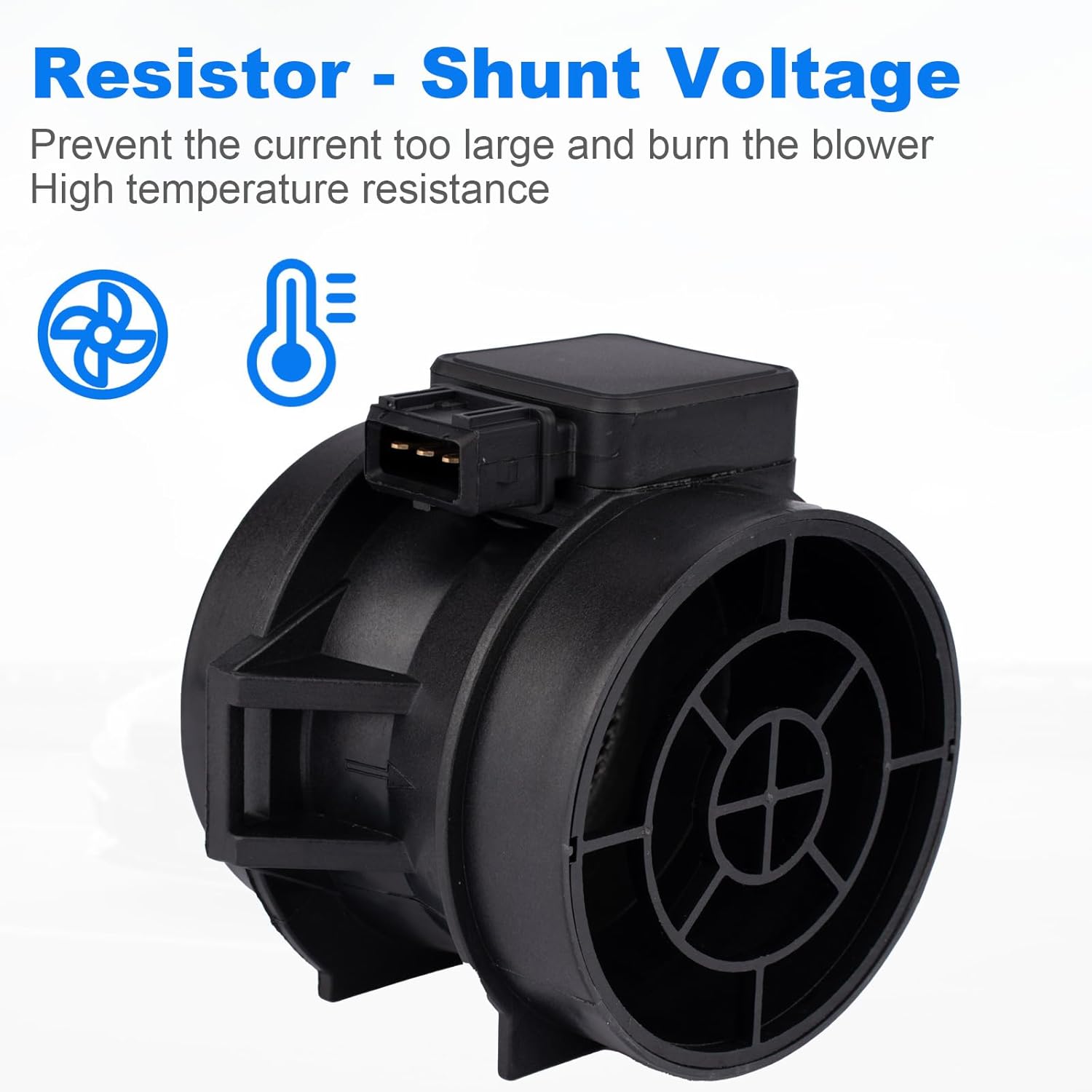 Mass Air Flow Sensor Meter [3-Pins] Compatible with BMW 323i 1999-2000, 325i 2001-2003, 328i 1999-2000, 525i 2001-2003, 528i 1999-2000, 325Ci 2001-2003, 2.5L 2.8L, Replace# 13621432356