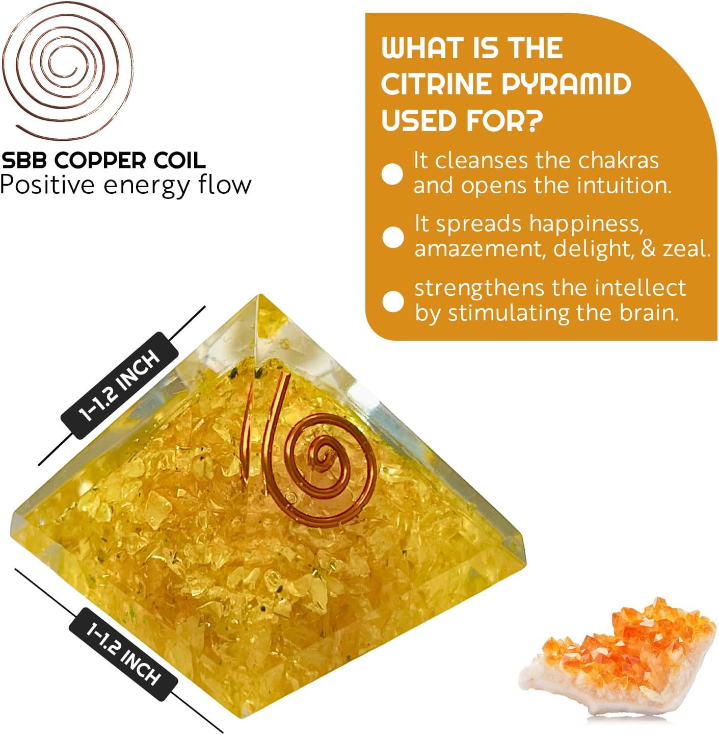 Citrine Tree, Crystal Tree of Life, Feng Shui, Healing Trees, Gemstones, Crystal Gifts, Healing Stones, Spiritual Gifts - Image 8