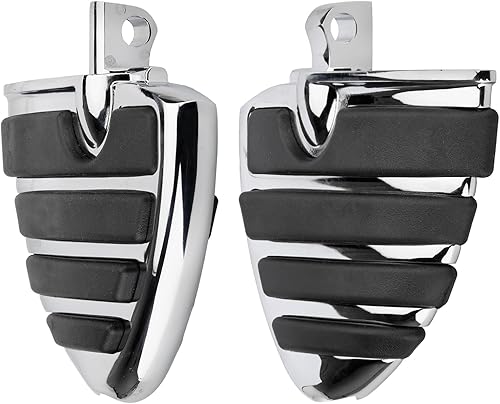 Miniatura 5 de VG MOTO Estriberas ajustables para motocicleta, reposapiés para pasajero, soporte masculino, compatible con Harley Touring Sportster Softail Road