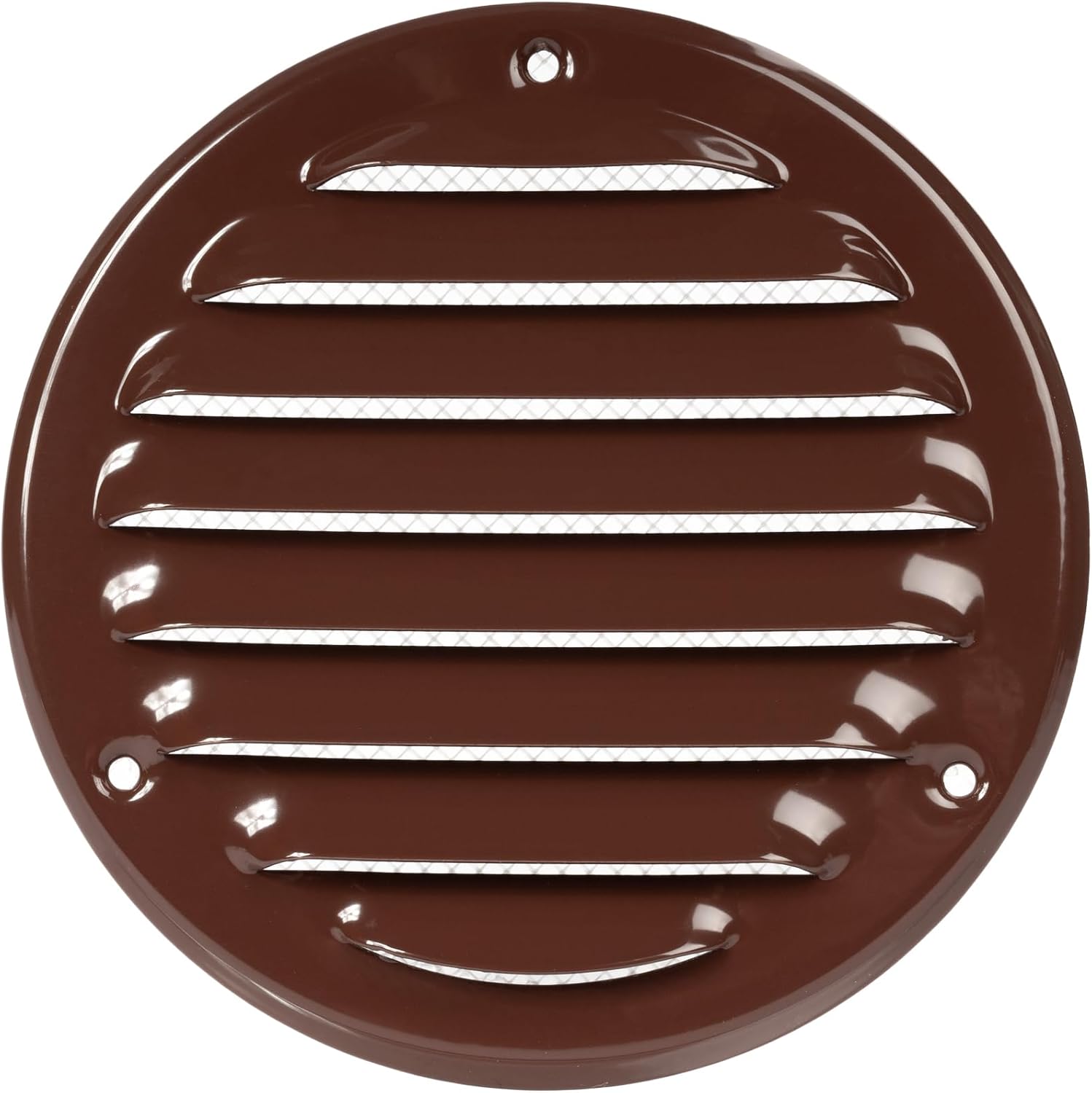 4 Inch / 100 mm Brown Vent Cover Metal Round Soffit Vent Air Vent