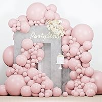 Vista 26 de PartyWoo Globos Verde Azulado 140 Piezas Diferentes Tamaños de 18 12 10 5 Pulgadas Turquesa Verde Azulado Oscuro Kit de Arco de Globos para Baby