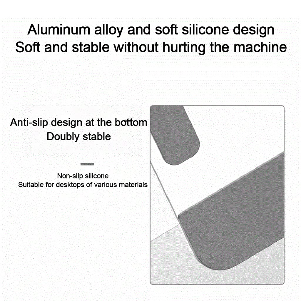 Soporte de aleación de aluminio para tabletas, soporte de refrigeración multiángulo ajustable para portátiles, soporte de aluminio