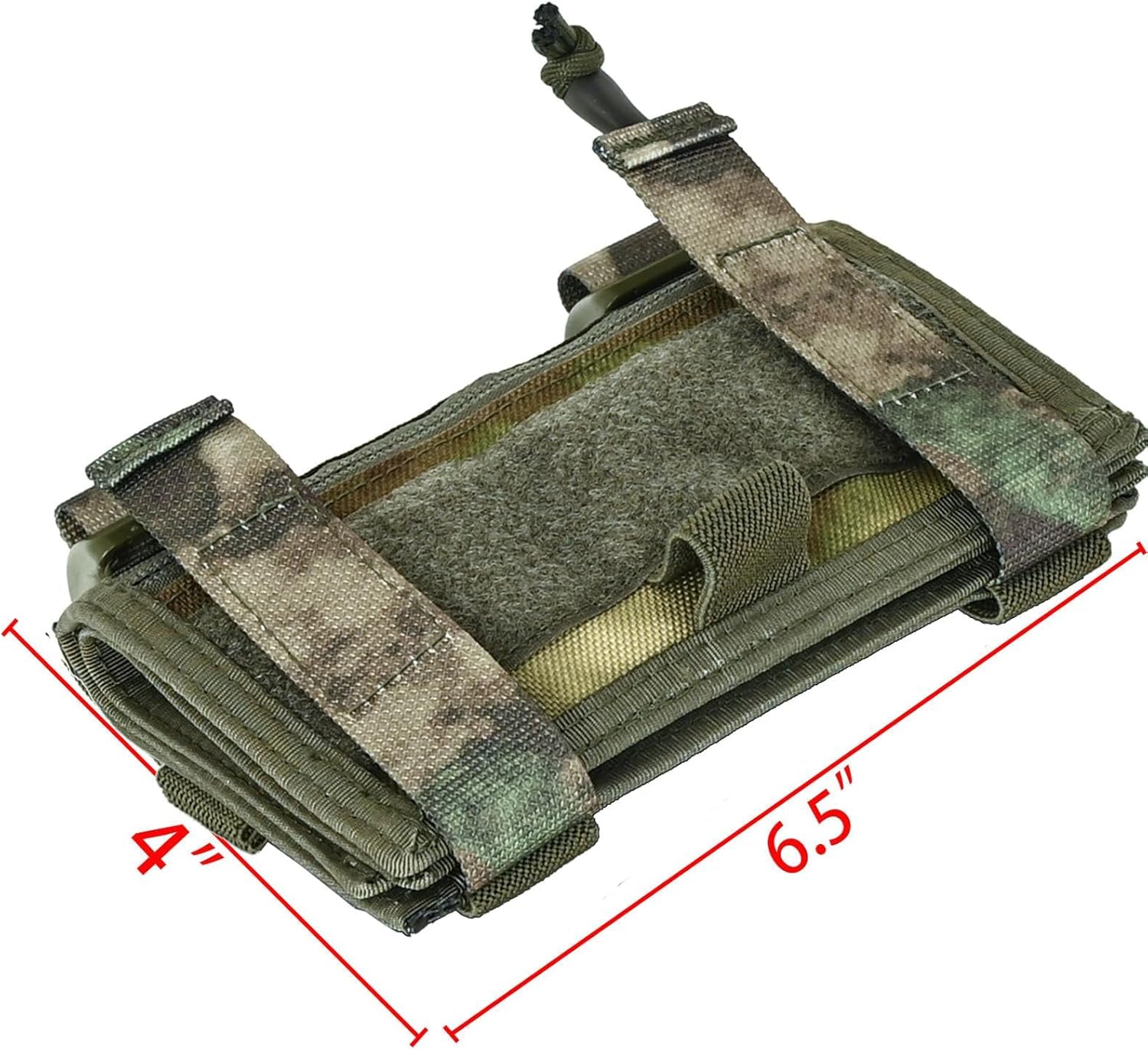 Tactical Arm Sleeve Map Pouch Case Documets Holder Wrist Case Wrist Map Holder QB Wristband Map Case Military Arm PouchTactical USA Flag Patch