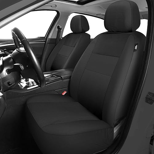 Miniatura 7 de VarCozy Fundas de asiento para coche delantero, fundas de tela transpirable para asiento delantero de automóvil, fundas universales de tela para SUV
