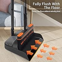 Vista 3 de JEHONN Escoba y recogedor para el hogar, cocina