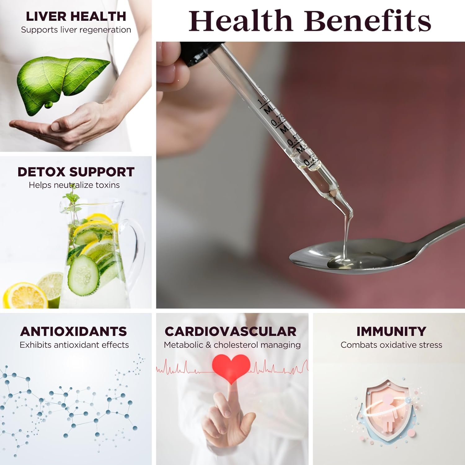 Milk Thistle Seed Oil Extract 2 fl oz - CO2 Liquid Milk Thistle Extract - Rich in Silymarin, VIT E, Zinc, Omegas, Tocopherols - Sweet and Pleasant Taste - Image 4