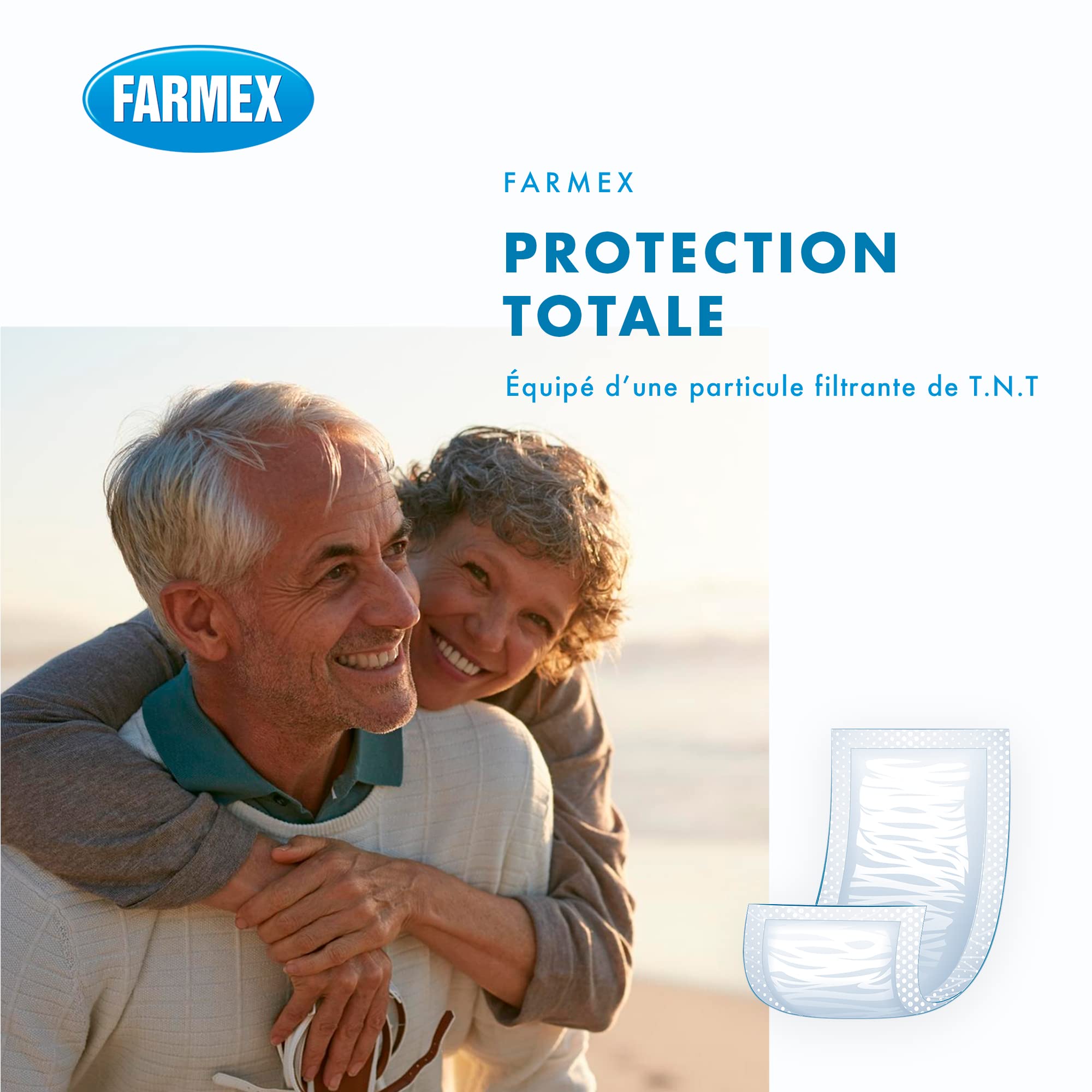 Farmex - Traverse Assorbenti Rimboccabili Per Letto, Ultra Assorbenza, 30 Pezzi & Pannolone Rettangolare Per Adulti Plus con Barriera, Pannoloni Rettangolari Confezione da 30
