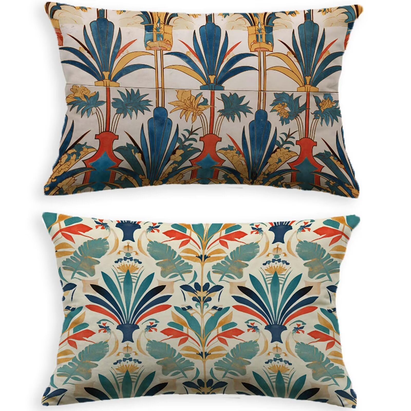 Housse de coussin velours 50x70 bohême chic et élégante