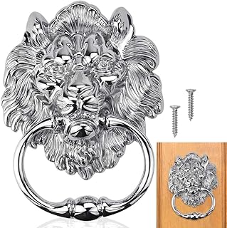 DECARETA Door Knocker,Lion Head Knocker,Front...,