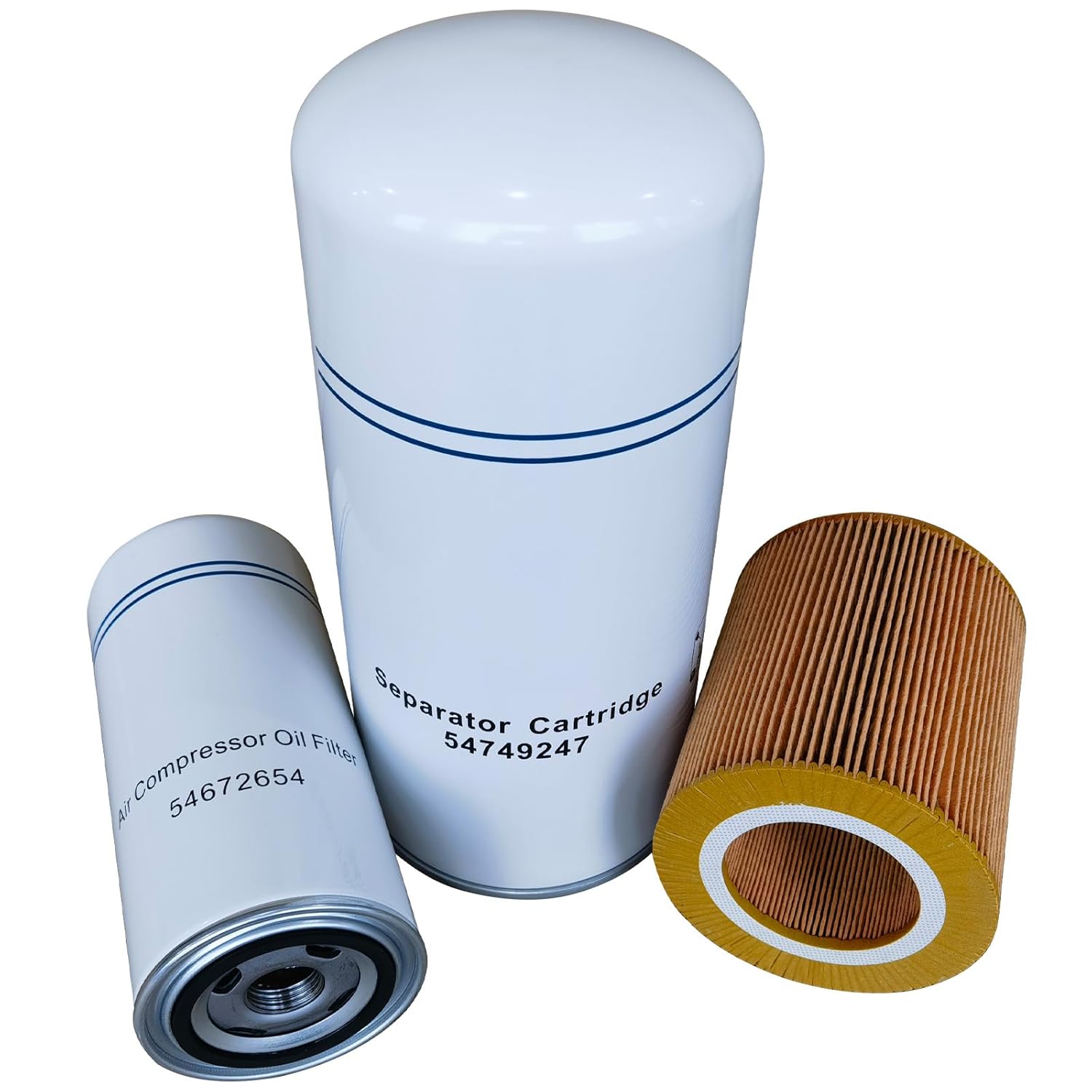 Filter kit 54749247 54672654 89295976 is Compatible with air compressors and is Suitable for Filter Replacement kit Compatible with Air Compressor UP6-15 UP6-30