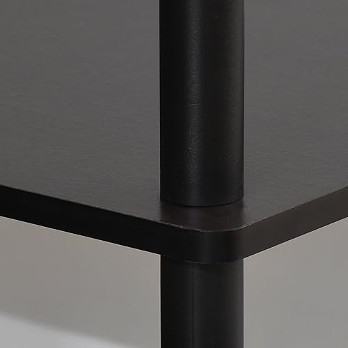 Miniatura 7 de Furinno Turn-N-Tube - Soporte para televisor de 3 niveles, 3D, sin herramientas, para televisores de hasta 50 pulgadas, con tubos redondos, color