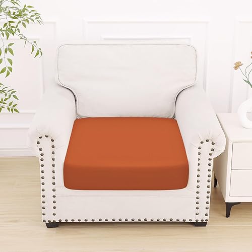 Miniatura 40 de Smiry Fundas de cojín de sofá con estampado, fundas de sofá elásticas y suaves para sofá, funda de sofá antideslizante lavable protector de muebles