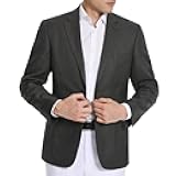 Men's Classic Fit Houndstooth Blazer Sport Coat 2 Button Casual Jacket for Business, Party & Travel