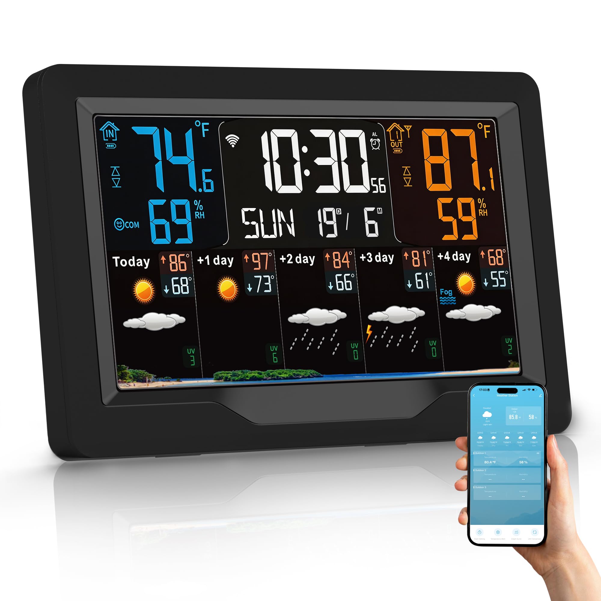 Photo 1 of Grillum Smart WiFi Weather Station with App Control