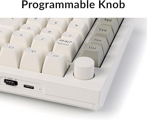 Miniatura 7 de Keychron Q0 Max - Bloc de números mecánico inalámbrico personalizado, 2.4 GHzBluetooth 5.1bloc de números QMK con cable, RGB intercambiable en