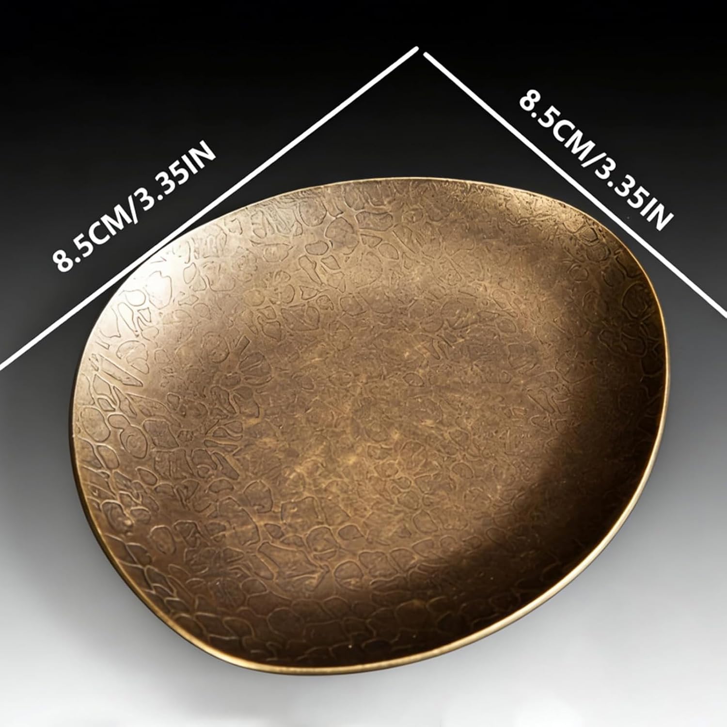 Antique Bronze Alloy Crafted Coasters/Coasters/Chinese Classical Culture Coasters/Tea Cup Heat Shields/Symbolic Cocktail Coasters (2, Copper)
