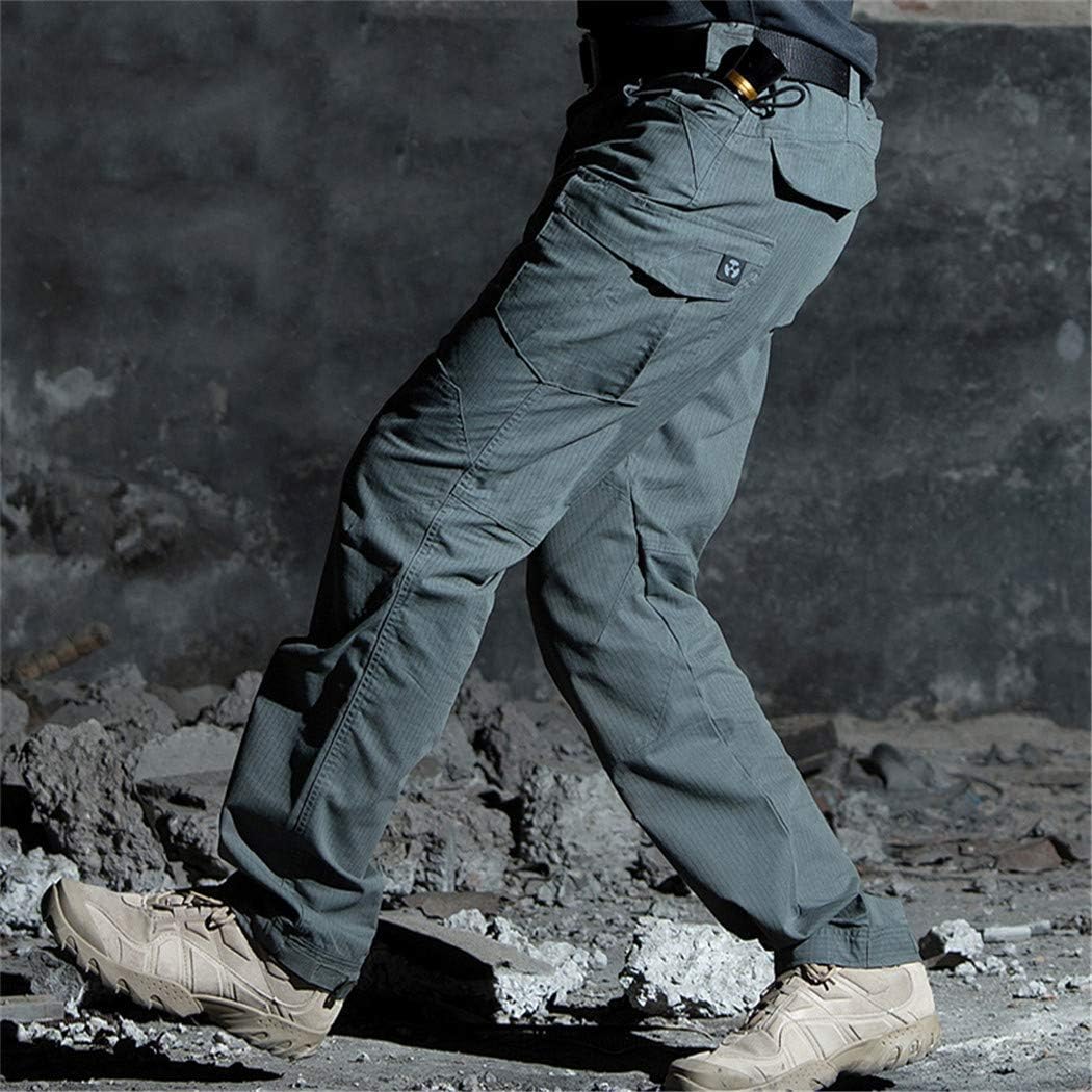 Waterproof Tactical Military Pants Men Special Army Combat Cargo Pants Multi Pocket Rip-Stop Cotton Trousers