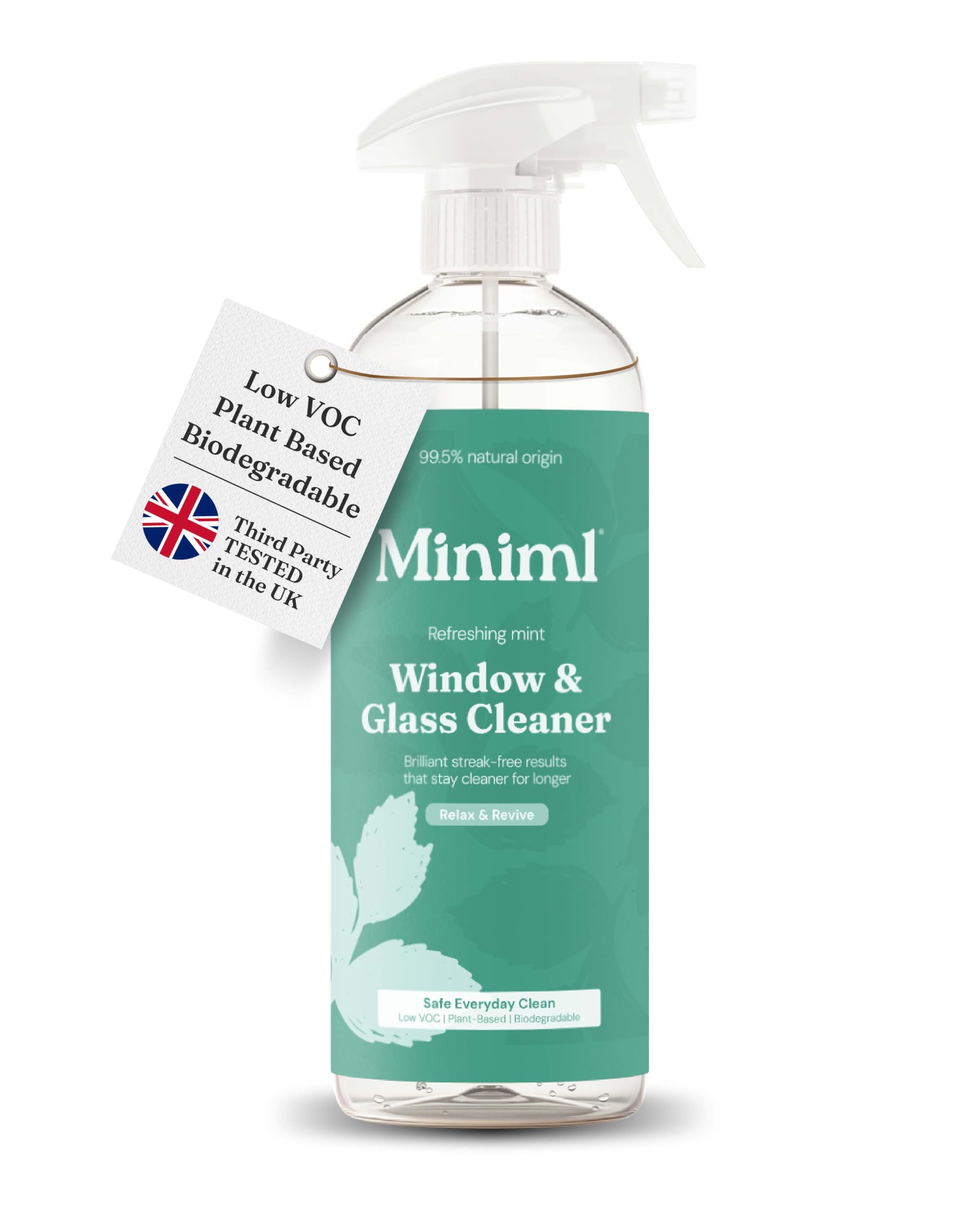 Miniml Window & Glass Cleaner - Mint 750Ml