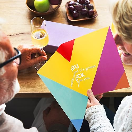 Miniatura 7 de Zonon 3 juegos de tarjetas grandes de despedida para compañeros de trabajo We Will Miss You Goodbye Good Luck con sobre, divertidos regalos para