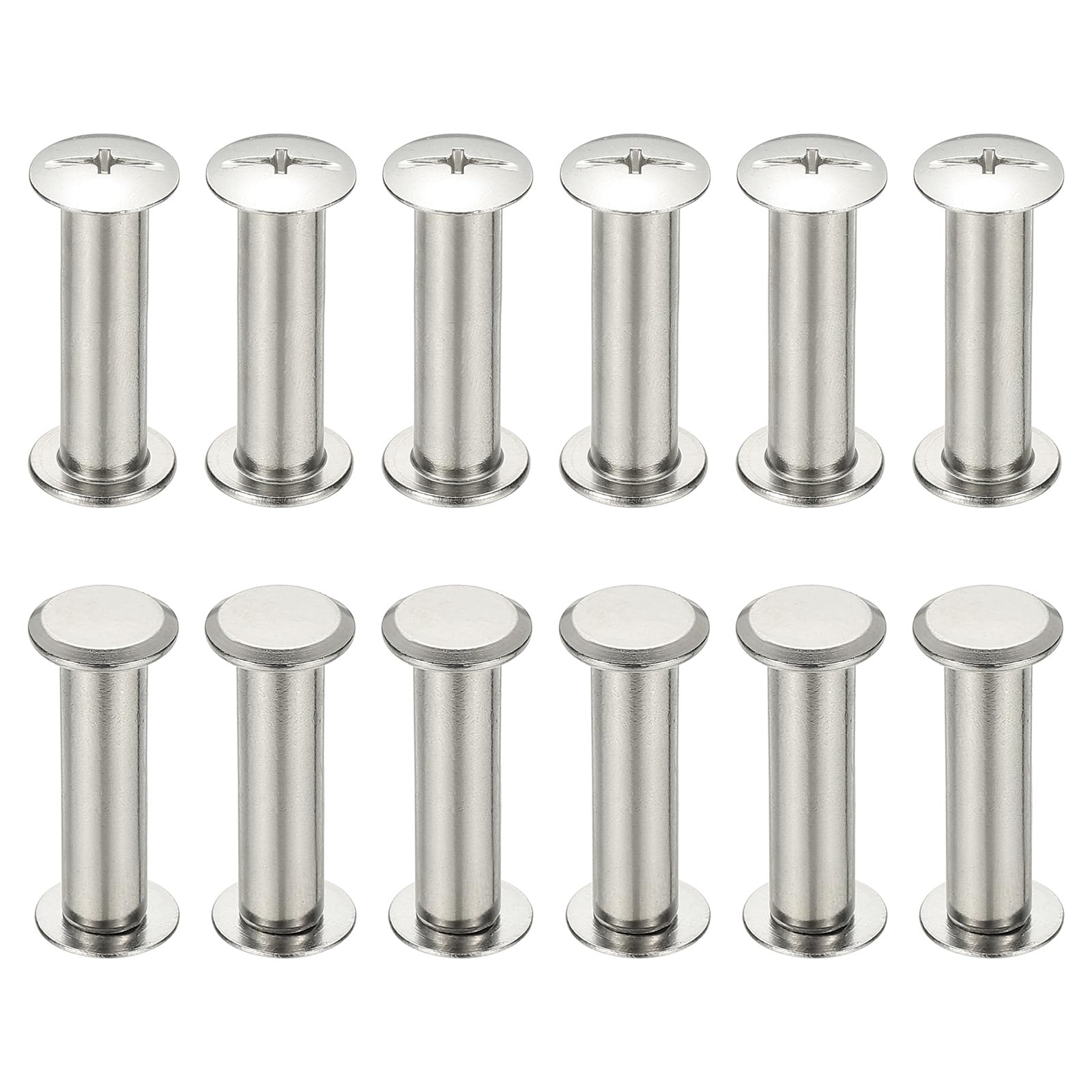 PATIKIL 24 Sets Chicago Screws