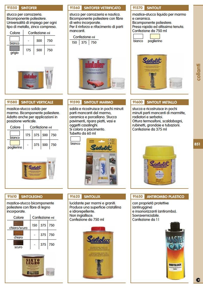 Cera profesional para mármol sintolux ml.750 unidades de 1pz