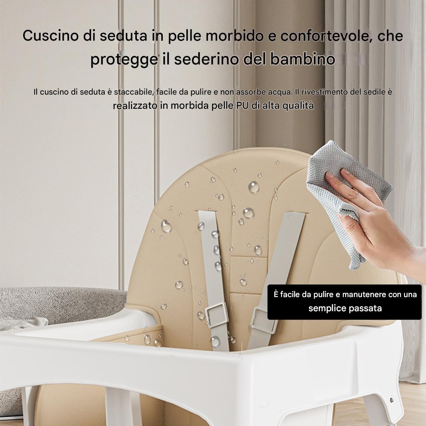 Seggiolone Per Bambini Sedile Confortevole E Regolabile | Seggiolino Alzabimbo Per Alimentazione Per Bambini E Bambine Cucina Sala Da Pranzo Ristorante Pasto Familiare Asilo E